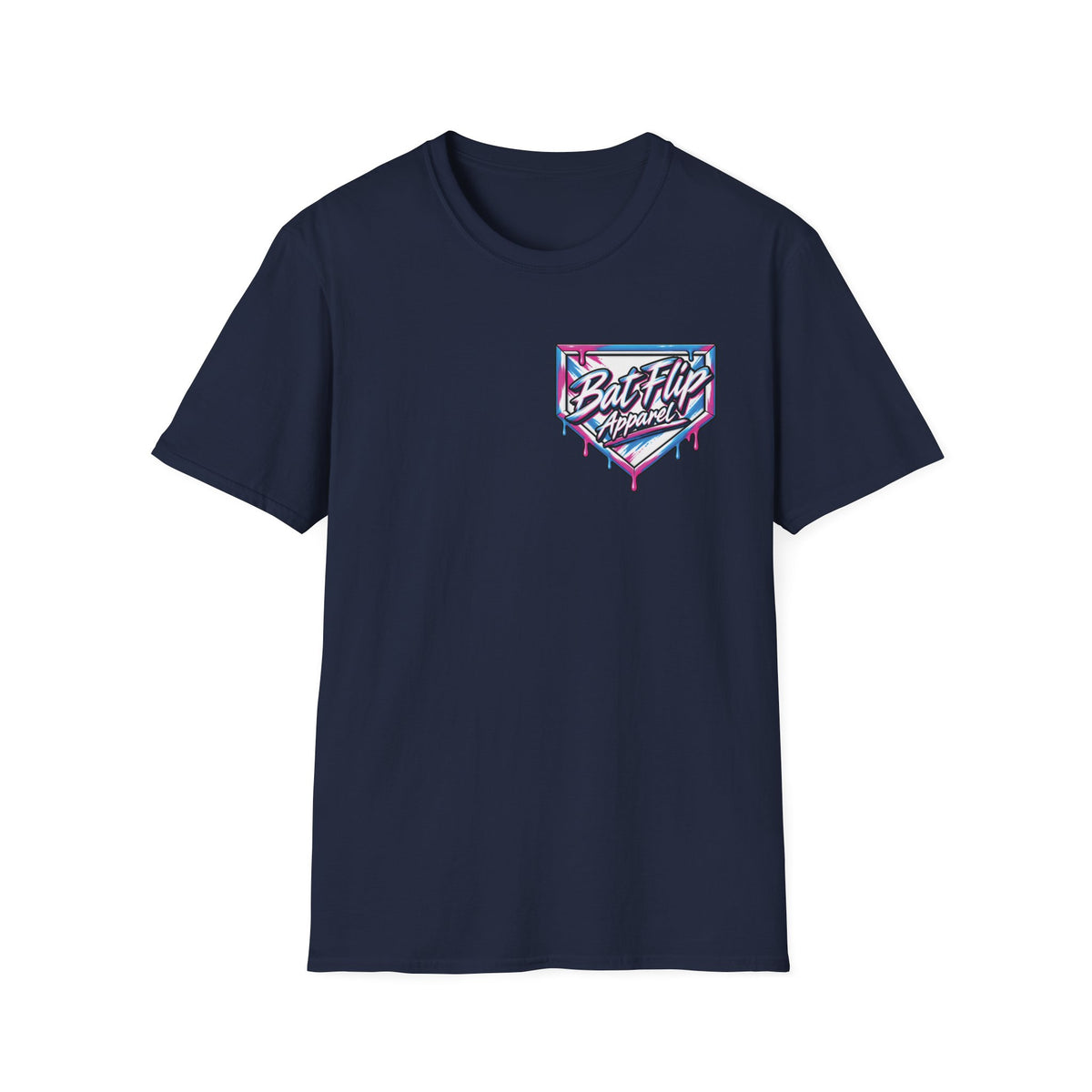 Bat Flip Logo Badge